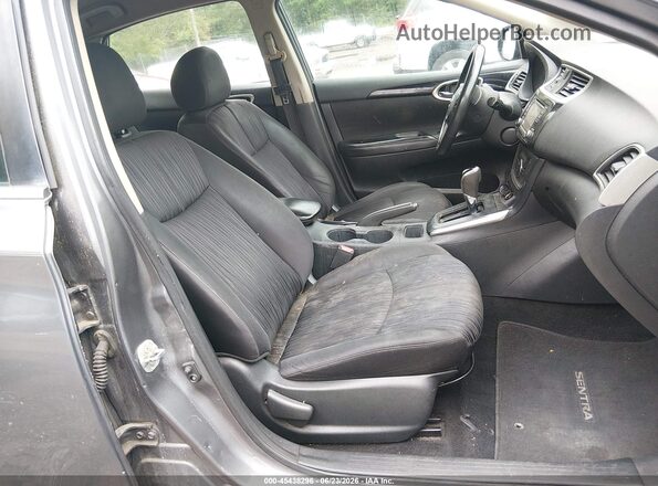 3N1AB7AP6JY341237 2018 NISSAN SENTRA Gray Вид салону спереду