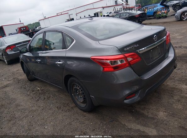 3N1AB7AP6JY341237 2018 NISSAN SENTRA Gray Задня ліва чверть