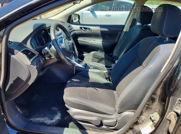 3N1AB7AP6JY345563 2018 NISSAN SENTRA Black Սալոնի դիմացի տեսք