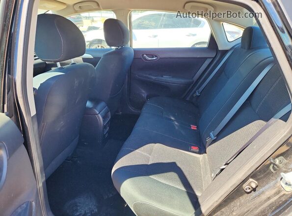 3N1AB7AP6JY345563 2018 NISSAN SENTRA Black Հետևի նստատեղերի տեսք