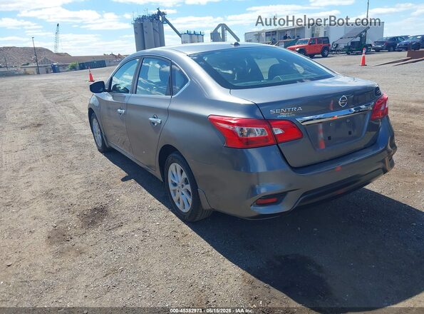 3N1AB7AP6KL603353 2019 NISSAN SENTRA Gray უკანა მარცხენა