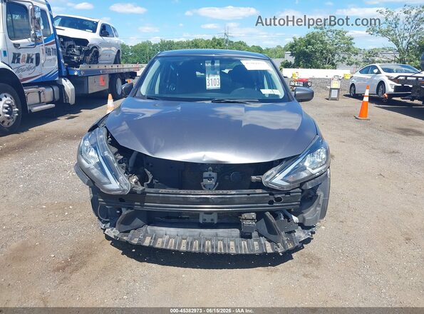 3N1AB7AP6KL603353 2019 NISSAN SENTRA Gray ხელსაწყოთა პანელის ხედი