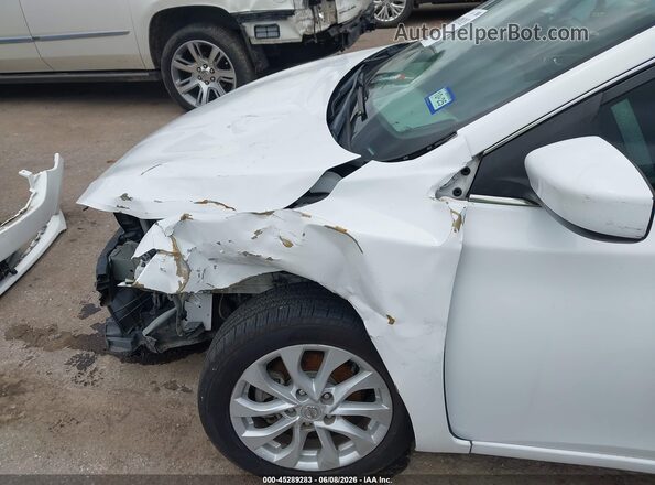 3N1AB7AP6KL614627 2019 NISSAN SENTRA Белый Вид спереди