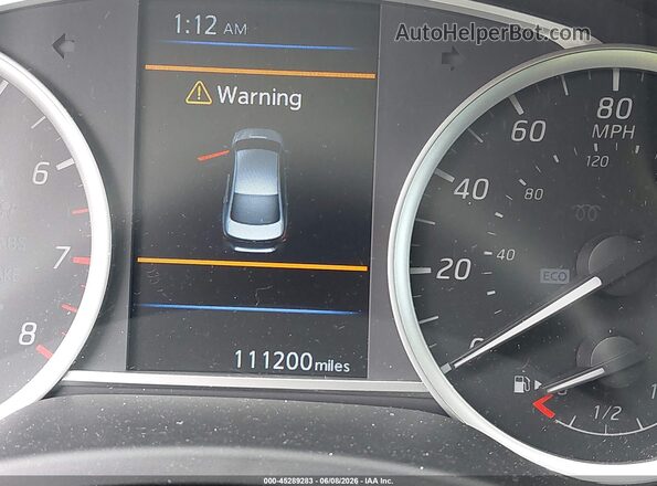3N1AB7AP6KL614627 2019 NISSAN SENTRA Белый Панорамный вид салона 360°
