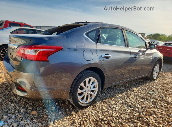 3N1AB7AP6KY225540 2019 NISSAN SENTRA Gray Tył prawy