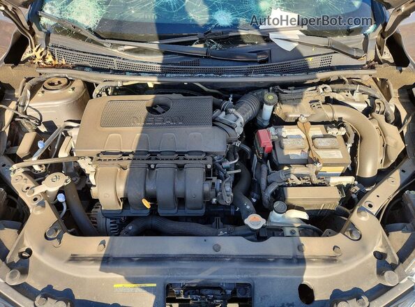 3N1AB7AP6KY225540 2019 NISSAN SENTRA Gray Widok wnętrza z tyłu