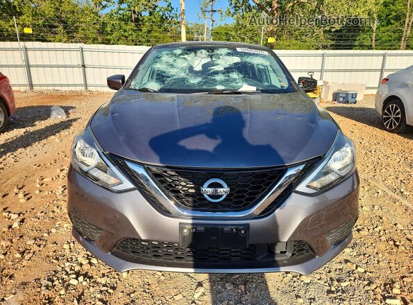 3N1AB7AP6KY225540 2019 NISSAN SENTRA Gray Widok z przodu