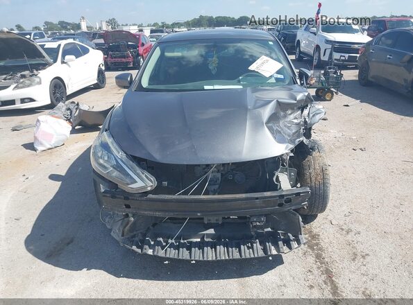 3N1AB7AP6KY234030 2019 NISSAN SENTRA Gray Vista del cuadro de instrumentos