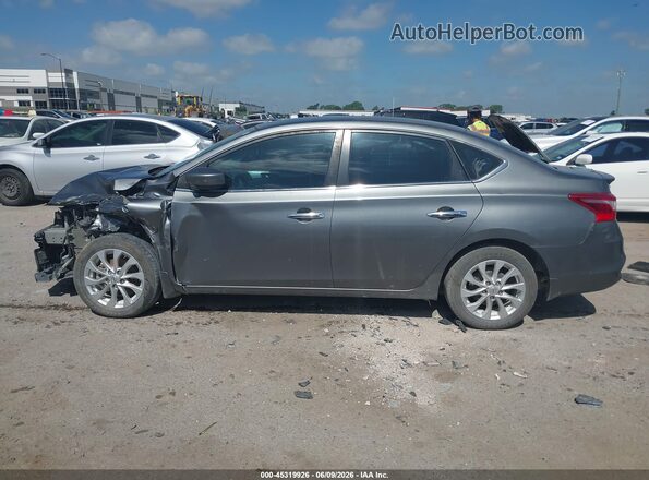 3N1AB7AP6KY234030 2019 NISSAN SENTRA Gray Vista interior de 360 grados