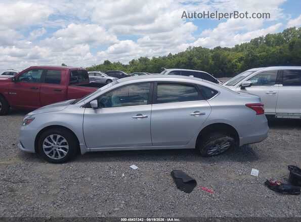3N1AB7AP6KY252334 2019 NISSAN SENTRA Silver სალონის 360-გრადუსიანი ხედი