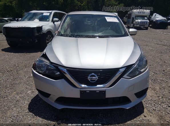 3N1AB7AP6KY252334 2019 NISSAN SENTRA Silver ხელსაწყოთა პანელის ხედი
