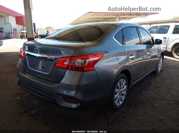 3N1AB7AP6KY259560 2019 NISSAN SENTRA Gray Trasero derecho