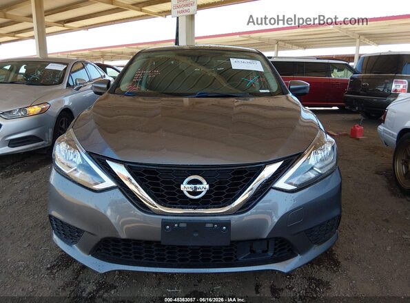3N1AB7AP6KY259560 2019 NISSAN SENTRA Gray Vista frontal