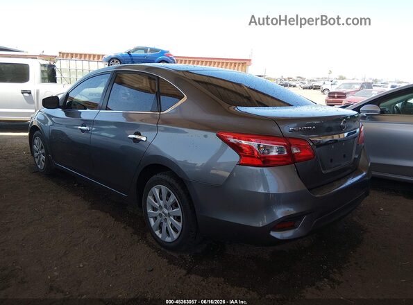 3N1AB7AP6KY259560 2019 NISSAN SENTRA Gray Trasero izquierdo