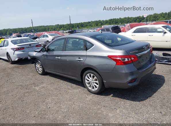 3N1AB7AP6KY259834 2019 NISSAN SENTRA Gray უკანა მარცხენა