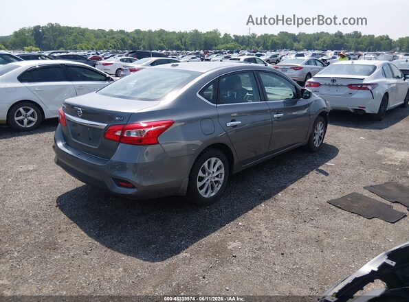 3N1AB7AP6KY259834 2019 NISSAN SENTRA Gray უკანა მარჯვენა
