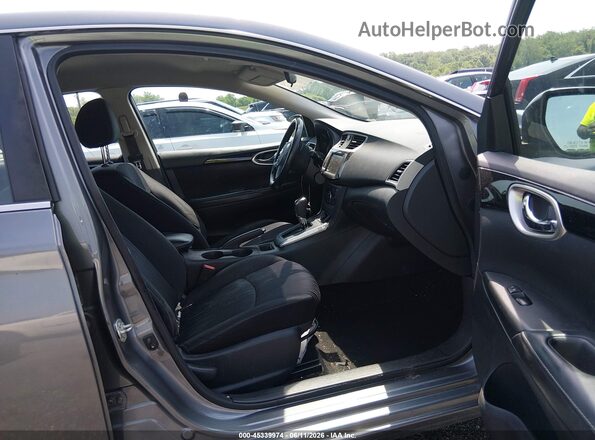 3N1AB7AP6KY259834 2019 NISSAN SENTRA Gray წინა სალონის ხედი