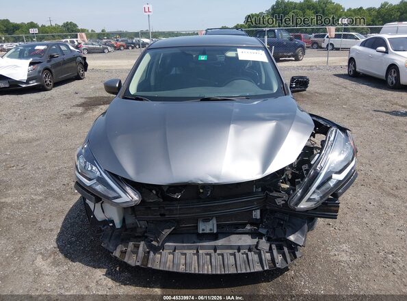 3N1AB7AP6KY259834 2019 NISSAN SENTRA Gray ხელსაწყოთა პანელის ხედი