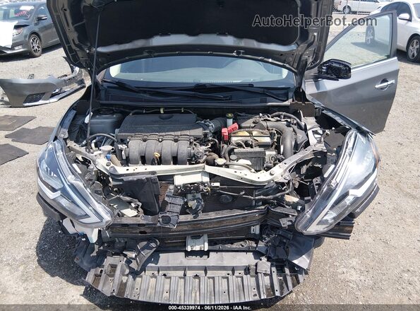 3N1AB7AP6KY259834 2019 NISSAN SENTRA Gray უკანა ხედი