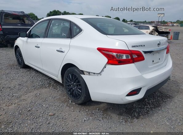 3N1AB7AP6KY267724 2019 NISSAN SENTRA White უკანა მარცხენა