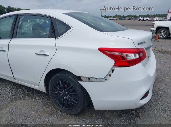 3N1AB7AP6KY267724 2019 NISSAN SENTRA White წინა ხედი