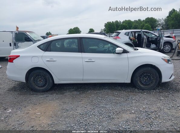 3N1AB7AP6KY267724 2019 NISSAN SENTRA White უკანა სალონის ხედი