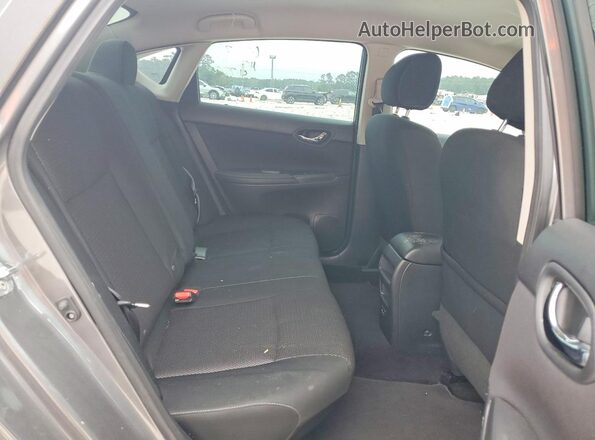 3N1AB7AP6KY269327 2019 NISSAN SENTRA Серый Вид задних сидений