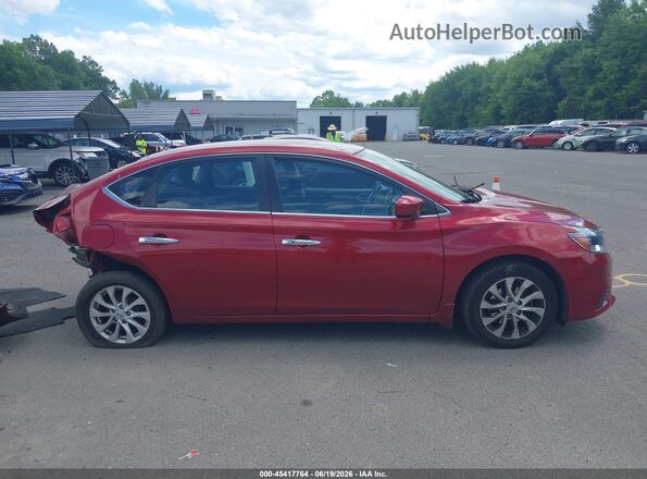 3N1AB7AP6KY285091 2019 NISSAN SENTRA Красный Панорамный вид салона 360°