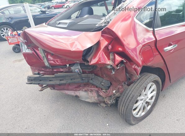 3N1AB7AP6KY285091 2019 NISSAN SENTRA Красный Вид спереди