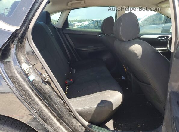 3N1AB7AP6KY296253 2019 NISSAN SENTRA Black Widok tylnych siedzeń