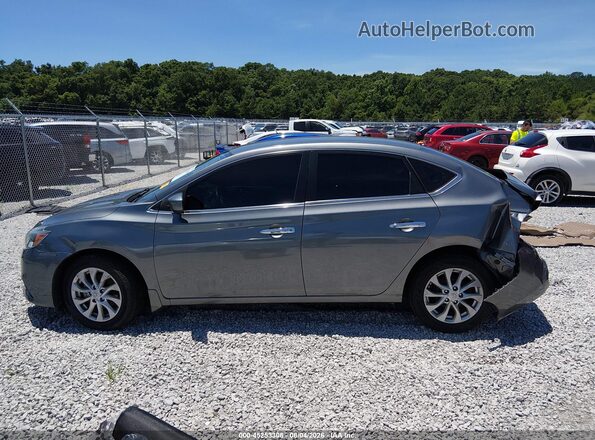 3N1AB7AP6KY307719 2019 NISSAN SENTRA Gray Սալոնի 360 աստիճան տեսք