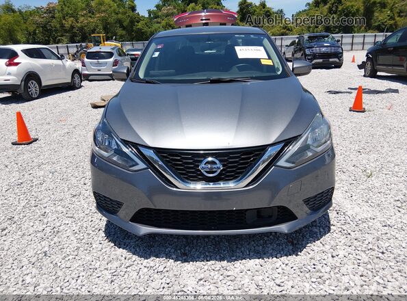 3N1AB7AP6KY307719 2019 NISSAN SENTRA Gray Սարքավորումների վահանակի տեսք