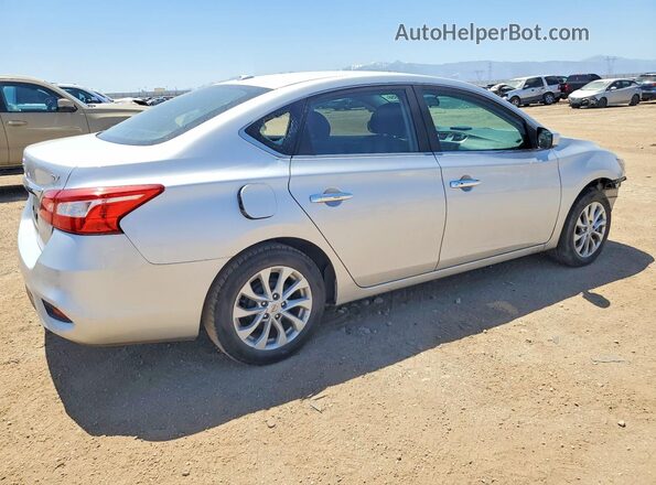 3N1AB7AP6KY308112 2019 NISSAN SENTRA Silver 
