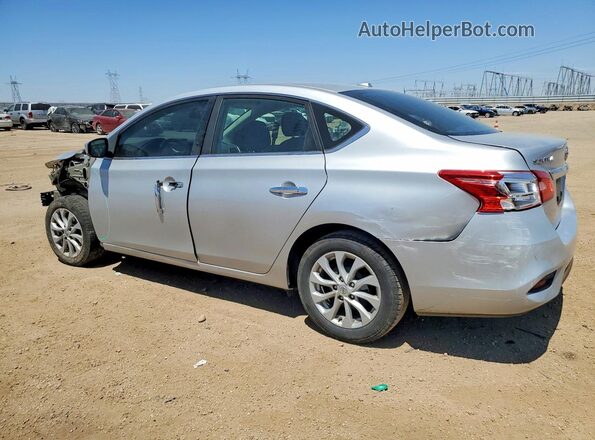 3N1AB7AP6KY308112 2019 NISSAN SENTRA Silver 