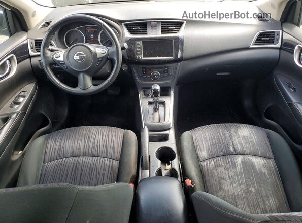 3N1AB7AP6KY323290 2019 NISSAN SENTRA White Vista del salpicadero