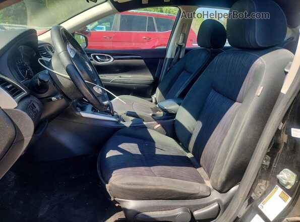 3N1AB7AP6KY324469 2019 NISSAN SENTRA Black Vista interior delantera
