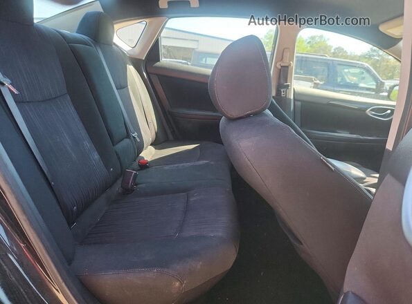 3N1AB7AP6KY324469 2019 NISSAN SENTRA Black Vista de los asientos traseros