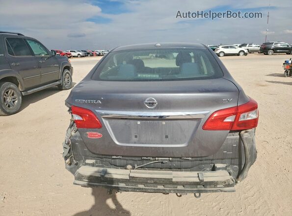 3N1AB7AP6KY326013 2019 NISSAN SENTRA Gray Rear view