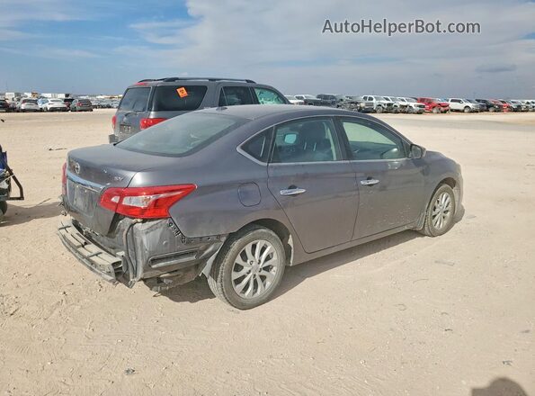 3N1AB7AP6KY326013 2019 NISSAN SENTRA Gray Rear right