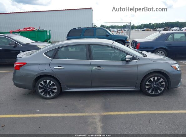 3N1AB7AP6KY350828 2019 NISSAN SENTRA Gray Vista interior trasera