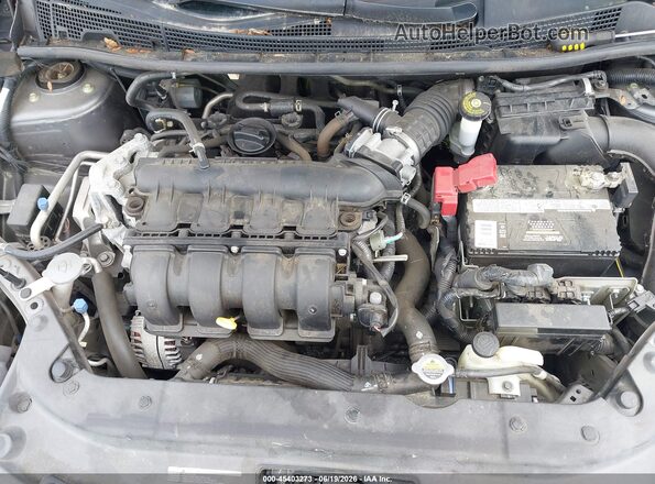 3N1AB7AP6KY350828 2019 NISSAN SENTRA Gray Vista trasera