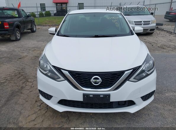 3N1AB7AP6KY353468 2019 NISSAN SENTRA White Вид задньої частини салону