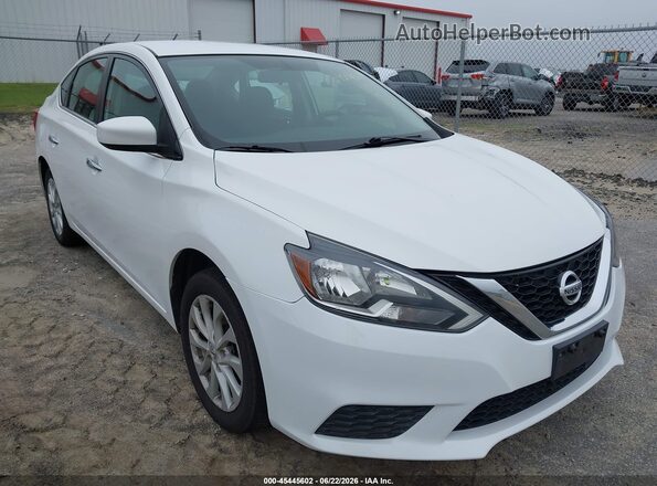 3N1AB7AP6KY353468 2019 NISSAN SENTRA White 