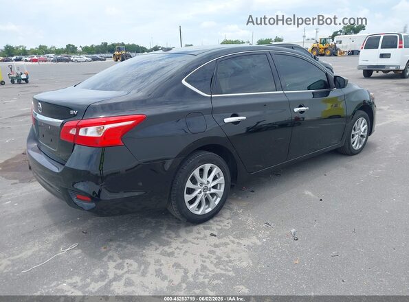 3N1AB7AP6KY356838 2019 NISSAN SENTRA Black Tył prawy