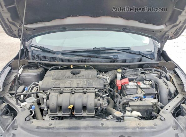 3N1AB7AP6KY363479 2019 NISSAN SENTRA Серый Вид задней части салона