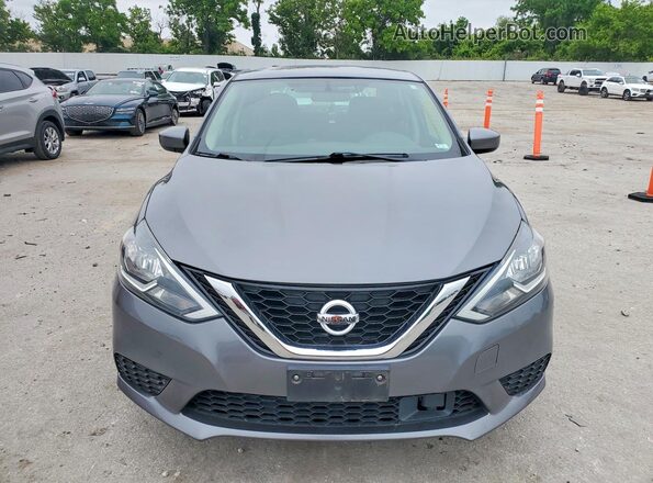 3N1AB7AP6KY363479 2019 NISSAN SENTRA Серый Вид спереди