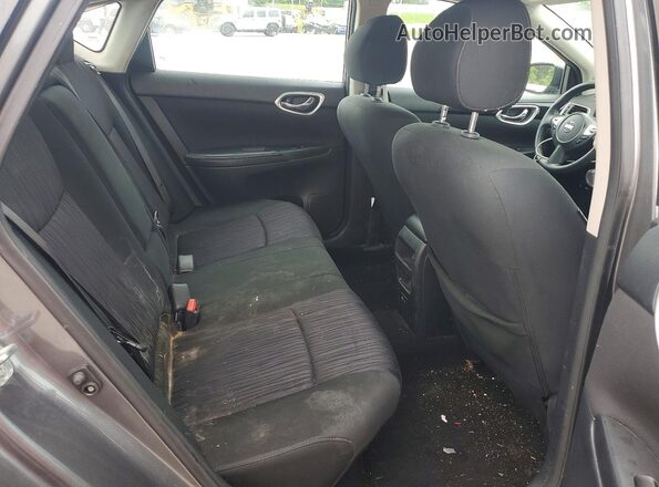 3N1AB7AP6KY363479 2019 NISSAN SENTRA Серый Вид задних сидений