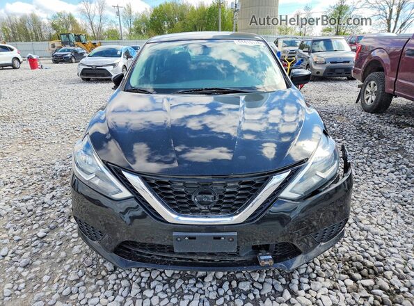 3N1AB7AP6KY364471 2019 NISSAN SENTRA Black Widok z przodu