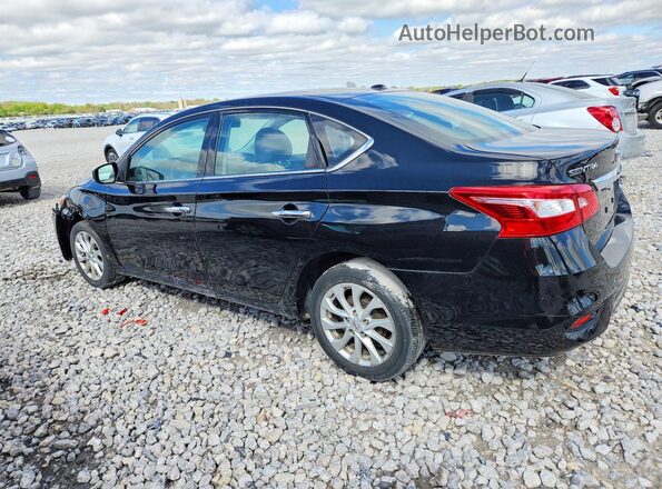 3N1AB7AP6KY364471 2019 NISSAN SENTRA Black Tył lewy