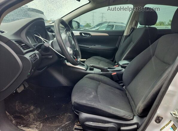 3N1AB7AP6KY382162 2019 NISSAN SENTRA Silver წინა სალონის ხედი